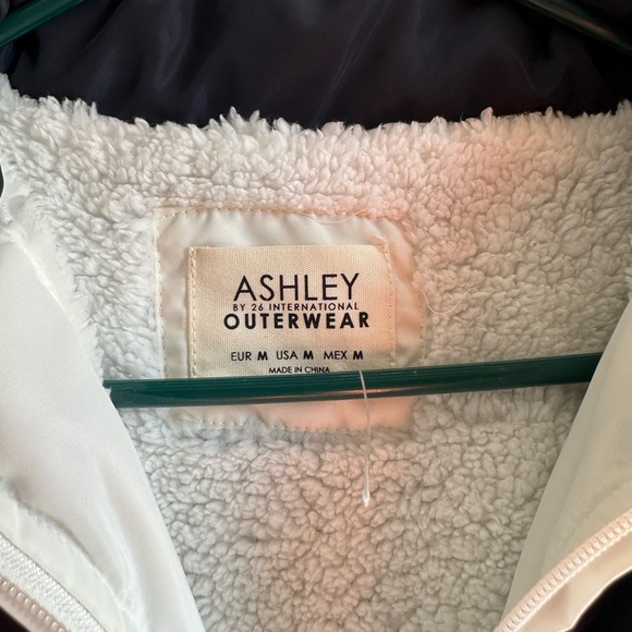 Ashley by 26 International Blue and Cream Outerwear - Picture 3 of 3